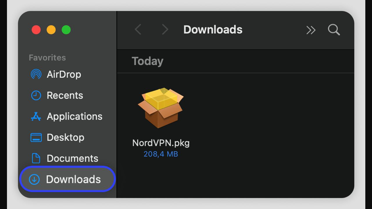 NordVPN Mac 打不開重裝時在 Finder 使用官方安裝檔