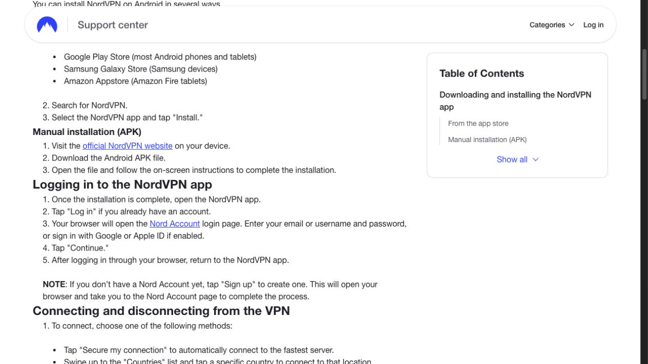 NordVPN Android 教學由 Google Play 官方商店安裝