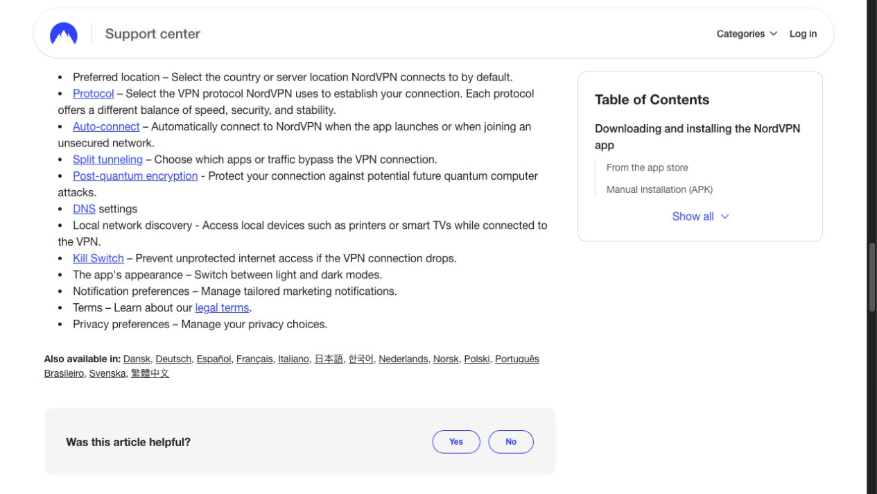 NordVPN Android 教學設定 Auto Connect Kill Switch Split Tunneling