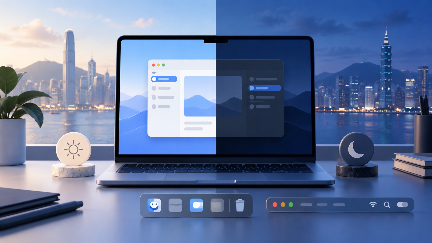 NordVPN Mac 外觀設定教學:深色模式、Dock 與選單列 7 NordVPN Mac 外觀設定教學:深色模式、Dock 與選單列